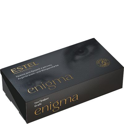 Paint for eyebrows and eyelashes graphite ENIGMA ESTEL